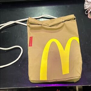 McDonald's Beige and Yellow Messenger Bag